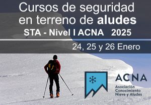 Cursos de seguridad en terreno de aludes. Nivel I Acna