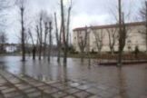 El Ebro y el Hjar se desbordan en Reinosa
