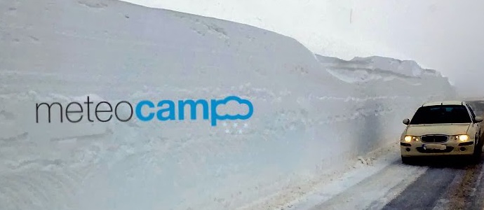 Ms de un metro de nieve en Alto Campoo