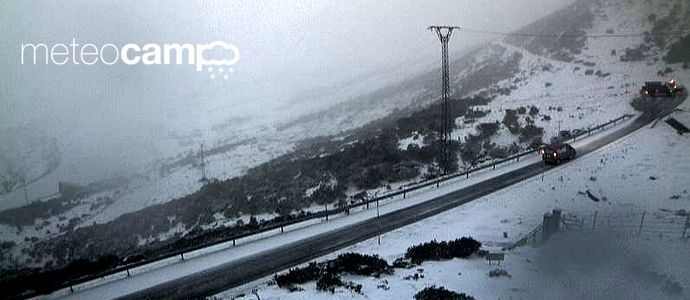 2 - 3 cm  de nieve registrados ya en Alto Campoo