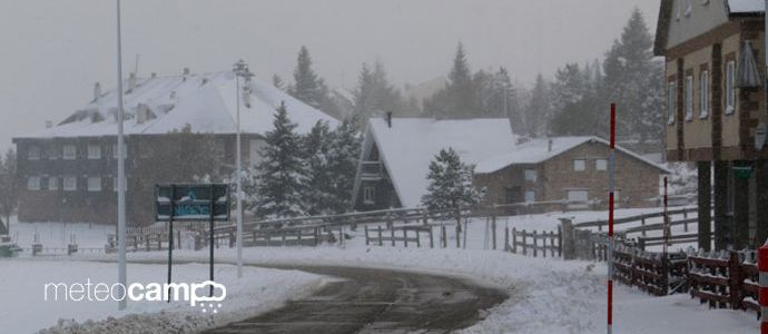 20 cm  de nieve nueva en Alto Campoo en las ltimas 24 horas