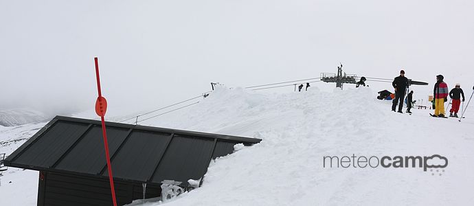 Alto Campoo bate el rcord de registros de nieve de este siglo