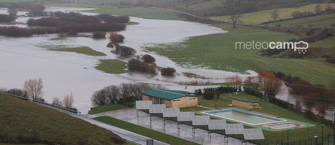 Crecida de los ros Camesa e Izarilla