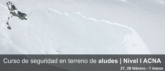 Cursos de Seguridad en terreno de aludes - Nivel I ACNA 2015