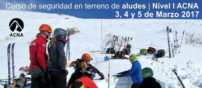 Cursos de Seguridad en terreno de aludes - Nivel I ACNA 2017