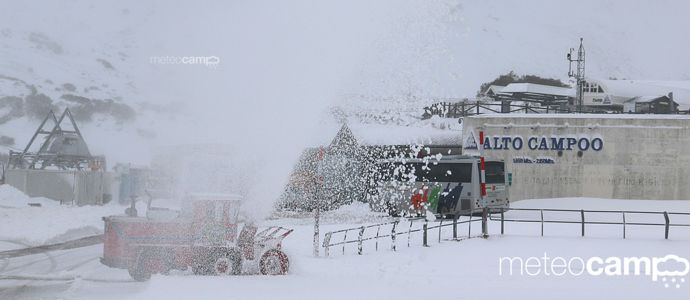 De 16 a 35 cm de nieve acumulada en Alto Campoo segn las cotas y orientacin