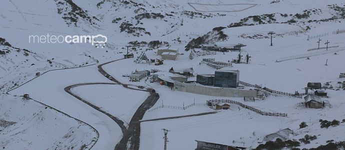 Entre 25 y 35 cm de nieve acumulada en Alto Campoo