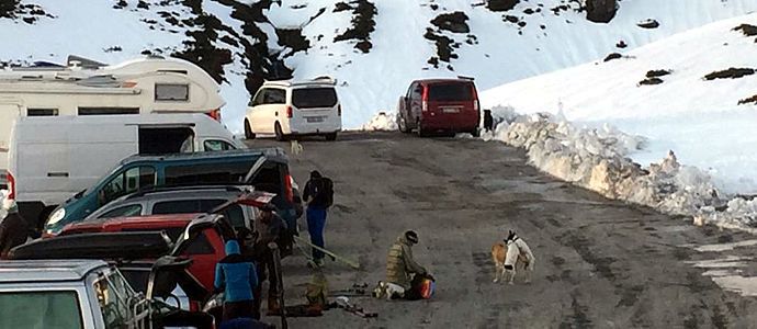 Estacin de montaa de Lunada, el desafo a las precipitaciones