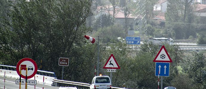 Fuerte viento toda la jornada. Salces registra 152 km/h