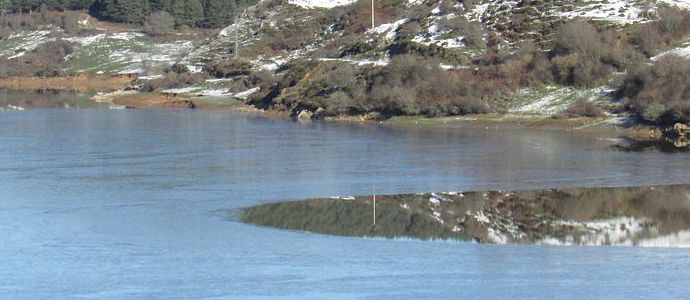 Fuertes heladas en el valle. Cubillo de Ebro -9.4