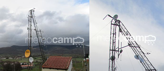 Las rachas de viento superan los 110 km/h y causan numerosos desperfectos