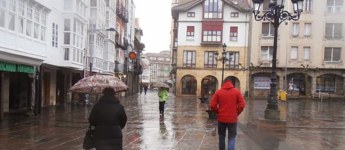 Lluvia y temperaturas suaves