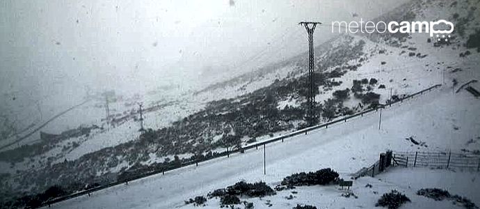 Marzo con nieve y viento en Alto Campoo