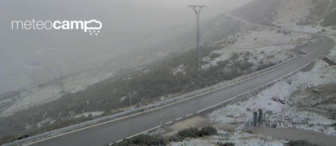 Primera nevada del otoo en Campoo