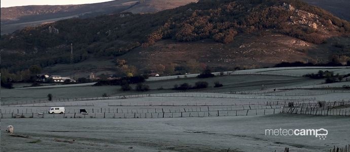 Primeras heladas generalizadas en la comarca