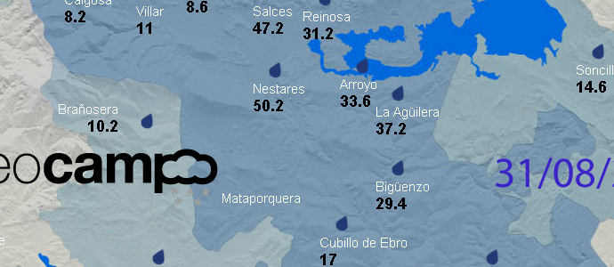 Tormentas fin de Agosto 2015