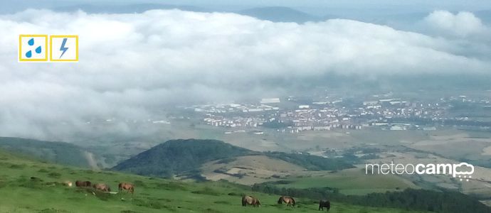 Tormentas, lluvias y posibilidad de granizo