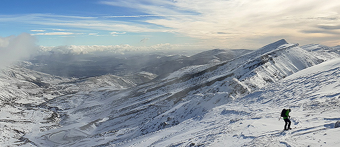 Vistas panormicas desde Pico Tres Mares 10 diciembre 2020